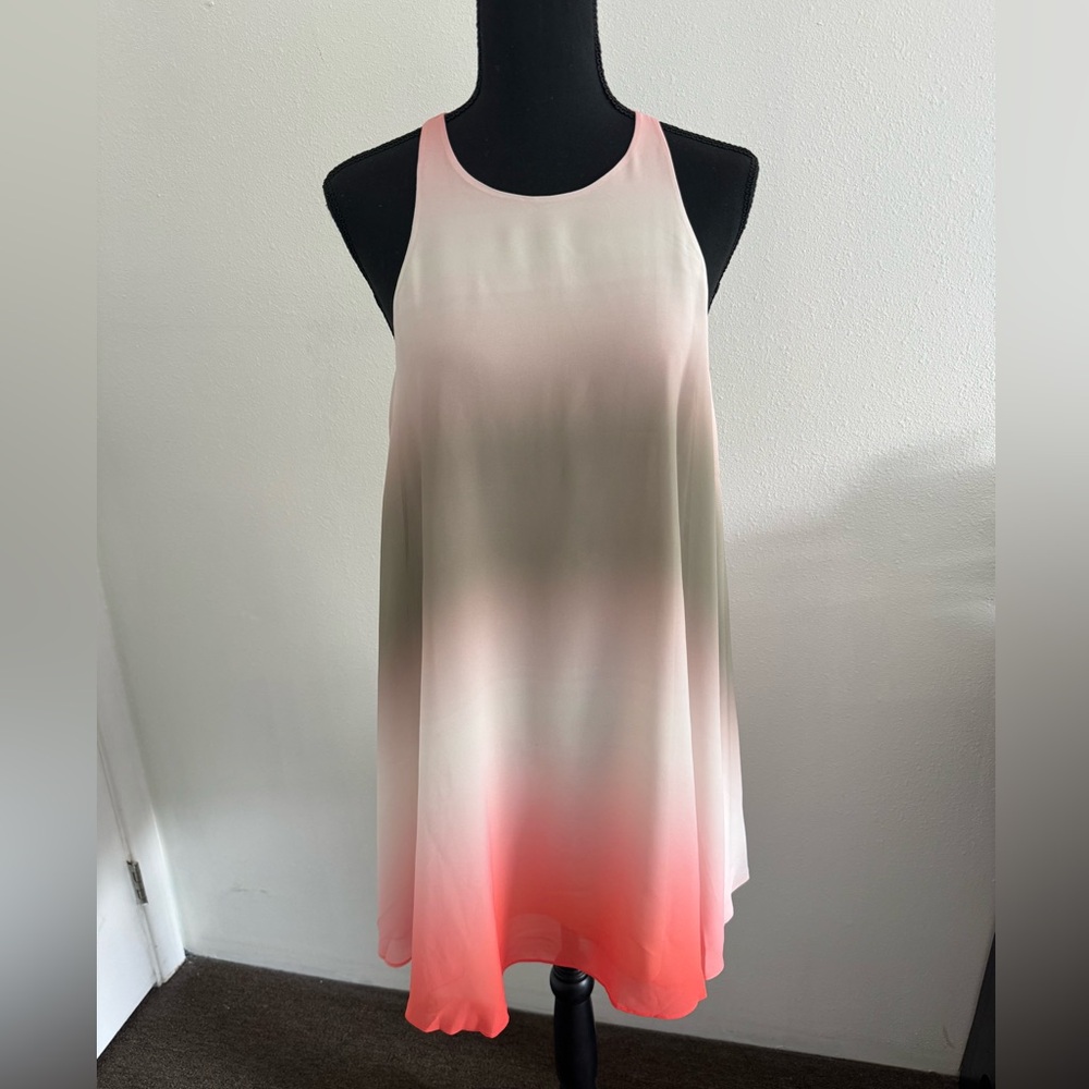 Marciano Pink to Coral Ombre Mini Dress